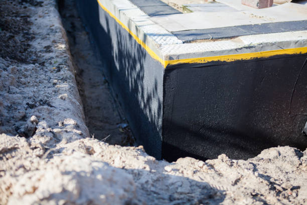 Professional Crawl Space Encapsulation technician working in Nichols, WI